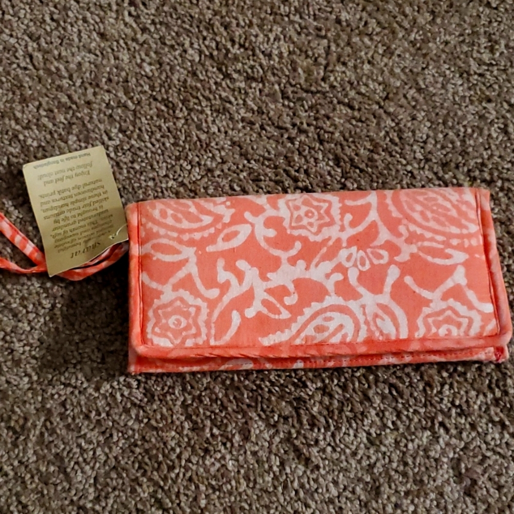 NWT MOTIF Rare multi Pockets long Bifold Wallet